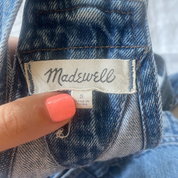 Madewell Denim Short Overalls - Picture 5 of 6